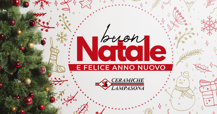 #BUON #NATALE & #FELICE #ANNO nuovo da tutti noi di Ceramiche Lampasona! 🎅🎄🎁🎉✨