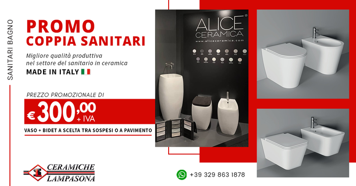 ➡️ Da Ceramiche Lampasona #PROMO #COPPIA #SANITARI