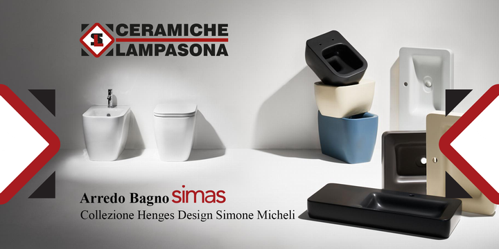 🟥Arredo Bagno Simas 👉Collezione #Henges da oggi disponibile presso il nostro punto vendita😉⠀