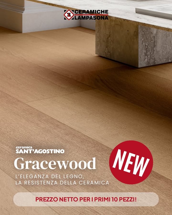 𝗡𝘂𝗼𝘃𝗼 𝗮𝗿𝗿𝗶𝘃𝗼 𝗶𝗻 𝘀𝗵𝗼𝘄𝗿𝗼𝗼𝗺! ✨
È arrivata 𝐆𝐫𝐚𝐜𝐞𝐰𝐨𝐨𝐝 di Ceramica Sant’Agostino: