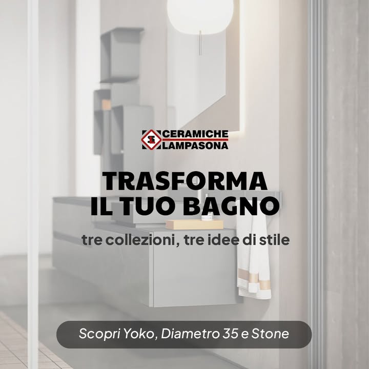 Trasforma il tuo bagno con stile ✨
Tre collezioni, tre interpretazioni